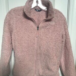 The North Face Girls Full Zip Fleece Jacket, pink, Size M (10), Excellent Cond.